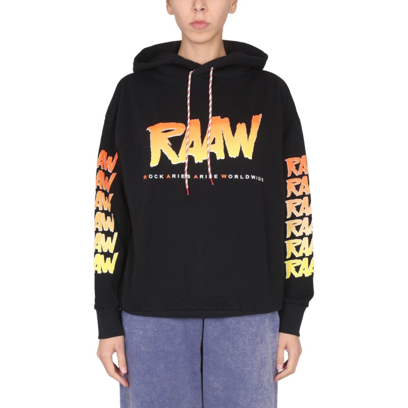SWEATSHIRT WITH LOGO PRINT