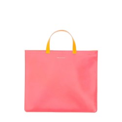 SUPER FLUO LEATHER TOTE BAG