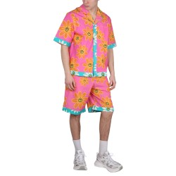 SUNFLOWER PRINT BERMUDA SHORTS