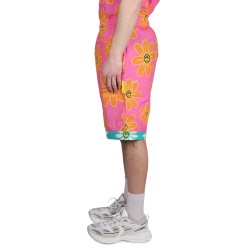 SUNFLOWER PRINT BERMUDA SHORTS