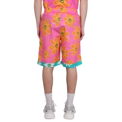 SUNFLOWER PRINT BERMUDA SHORTS
