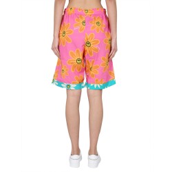 SUNFLOWER PRINT BERMUDA SHORTS