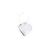 SMALL HEART SINGLE EARRINGS WITH R