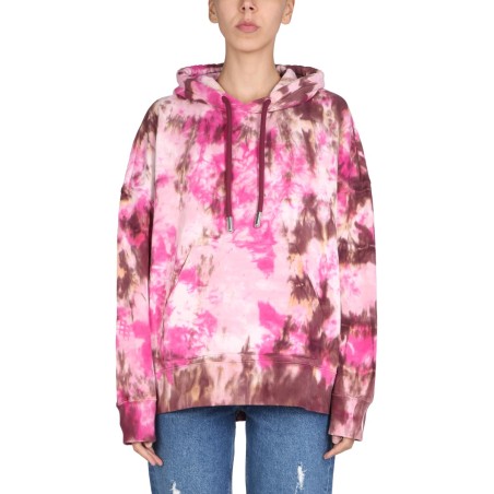 TIE-DYE PATTERN SWEATSHIRT