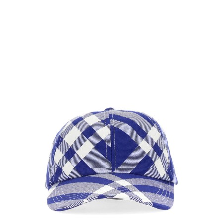 BASEBALL CAP WITH TARTAN PATTERN