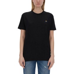 T-SHIRT WITH ORB EMBROIDERY