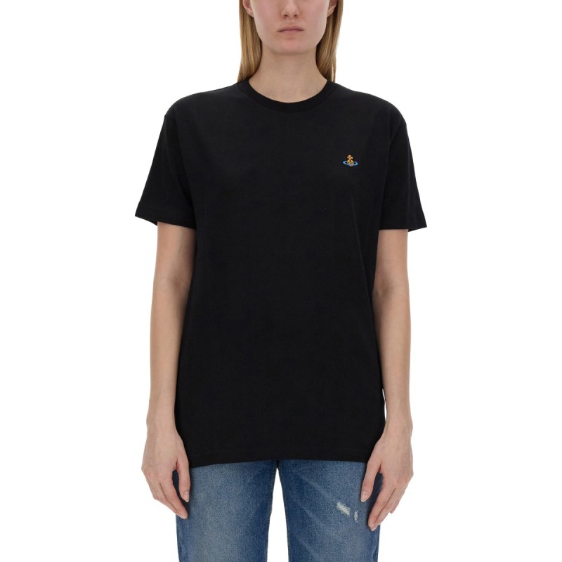 T-SHIRT WITH ORB EMBROIDERY