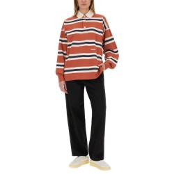STRIPED RUGBY POLO SHIRT