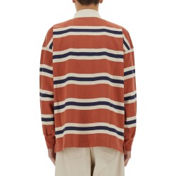 STRIPED RUGBY POLO SHIRT