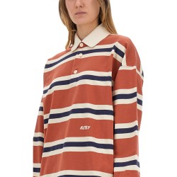 STRIPED RUGBY POLO SHIRT