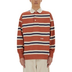 STRIPED RUGBY POLO SHIRT
