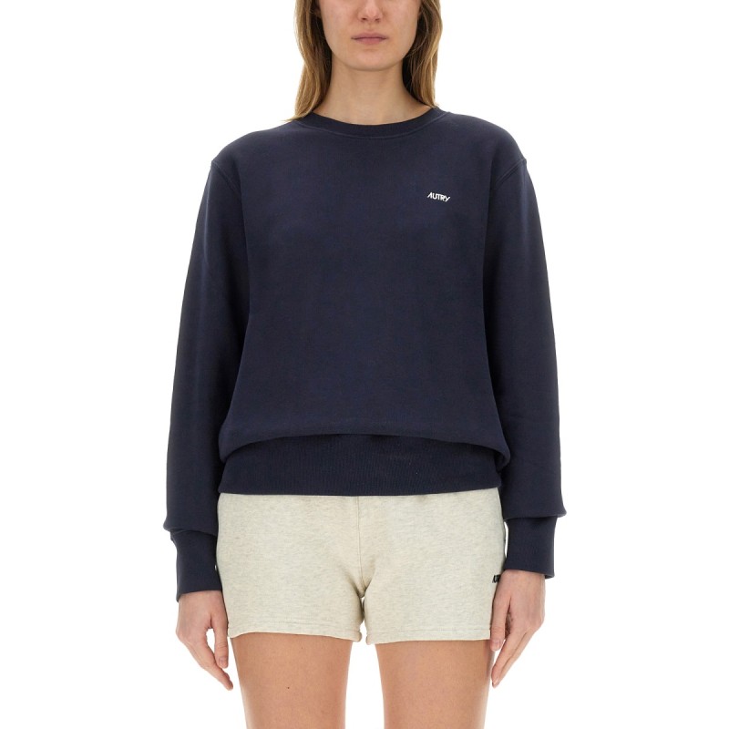 SWEATSHIRT WITH EMBROIDERED LOGO