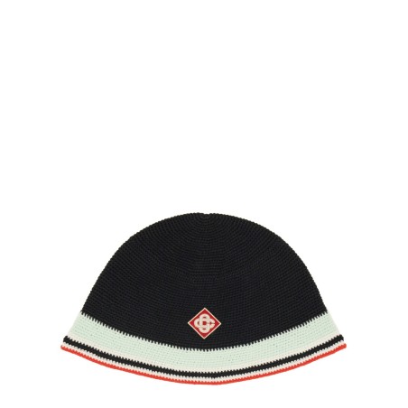 CROCHET HAT WITH LOGO