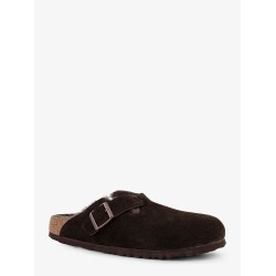 Boston VL/Shearling suede mule