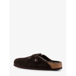 Boston VL/Shearling suede mule