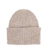 RIBBED BEANIE WITH LOGO