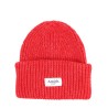 RIBBED BEANIE WITH LOGO