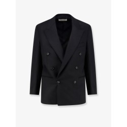 Tailored wool blend blazer