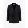 Tailored wool blend blazer