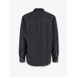 Striped wool blend shirt