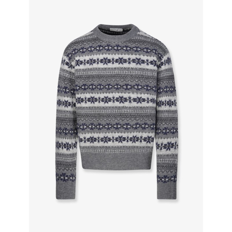 Fairisle wool blend sweater