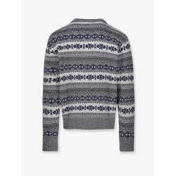 Fairisle wool blend sweater