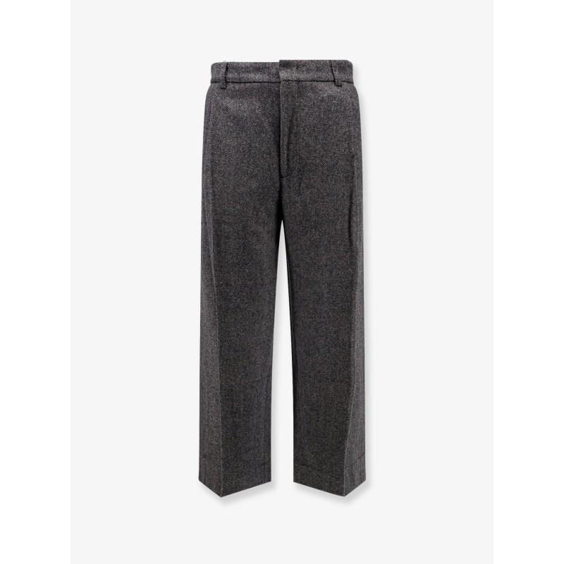 Wool blend trousers