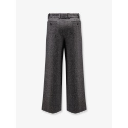 Wool blend trousers