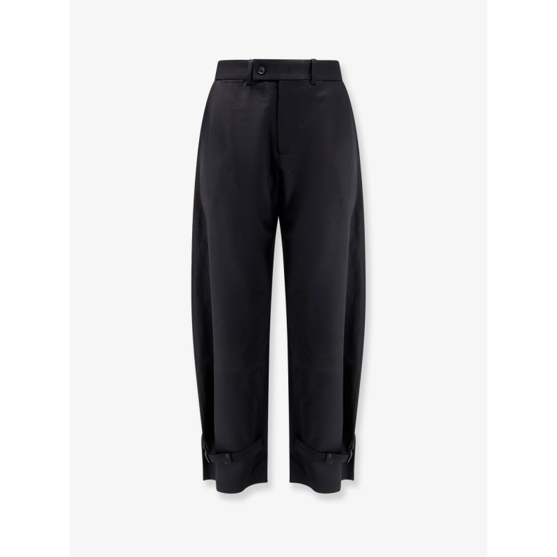 Wool blend trousers