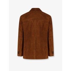 Tailored suede jacket