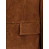 Tailored suede jacket