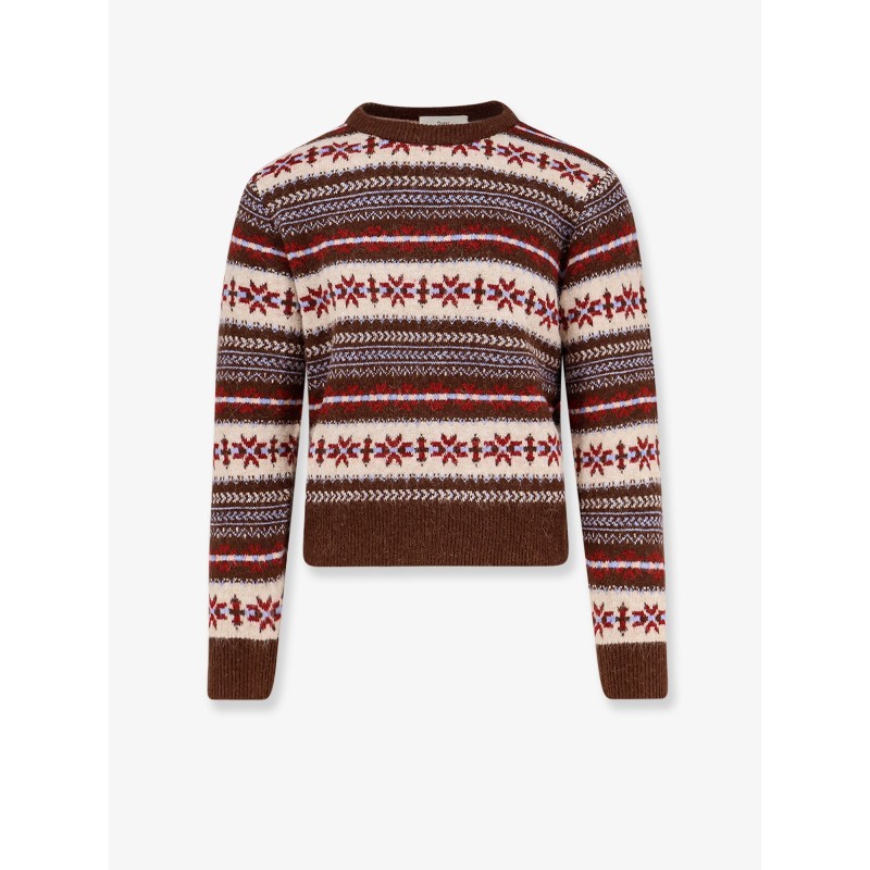 Fairisle wool blend sweater