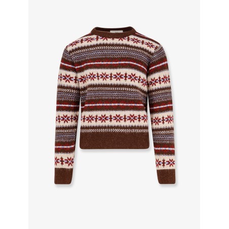 Fairisle wool blend sweater