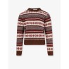Fairisle wool blend sweater