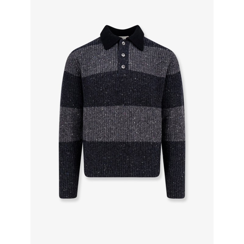 Unisex Chunky Rugby wool blend sweater