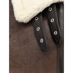 Unisex eco-shearling jacket
