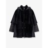 Raja shearling cape
