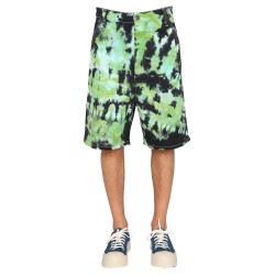 BERMUDA SHORTS WITH TIE DYE PATTERN