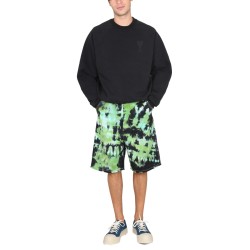BERMUDA SHORTS WITH TIE DYE PATTERN
