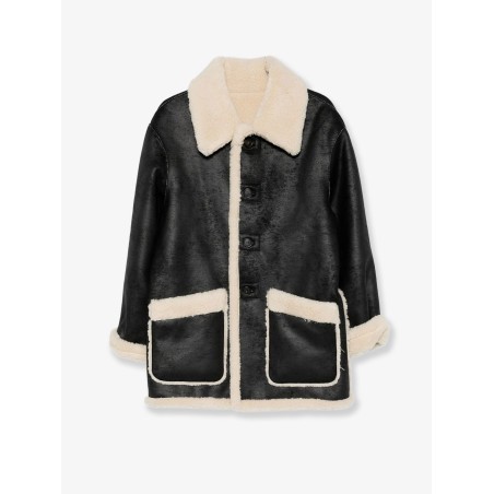 Unisex reversible eco-shearling jacket