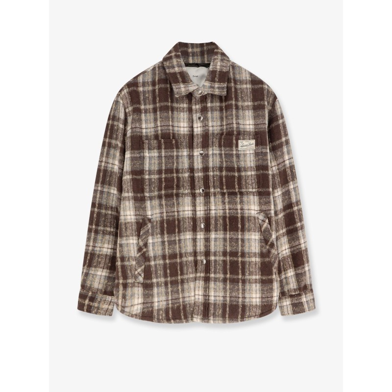 Madras pattern flannel jacket