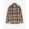 Madras pattern flannel jacket