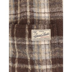 Madras pattern flannel jacket