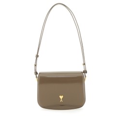 LEATHER BAG WITH LOGO