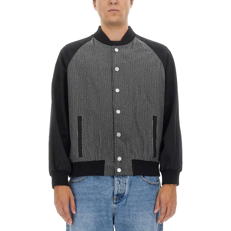 BOMBER JACKET WITH LOGO