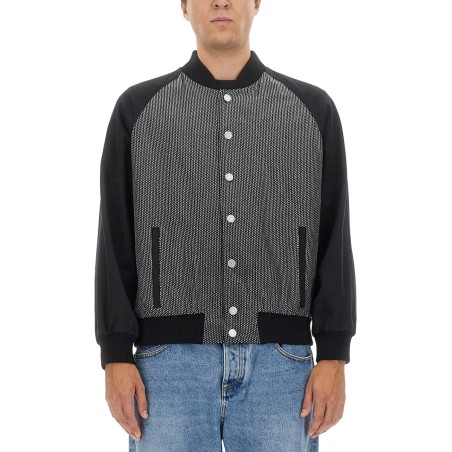 BOMBER JACKET WITH LOGO