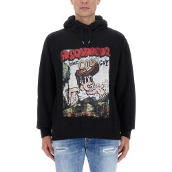 SWEATSHIRT WITH LOGO PRINT