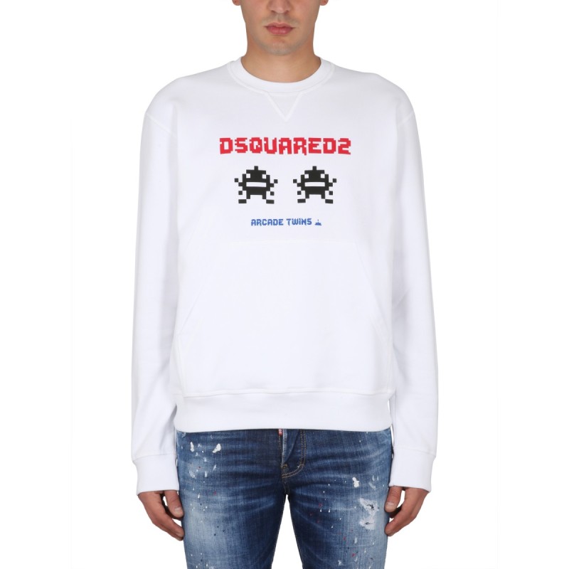 SWEATSHIRT WITH LOGO PRINT