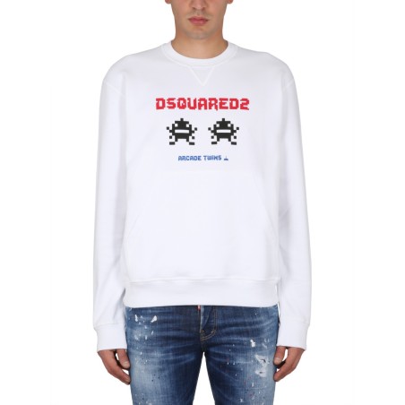 SWEATSHIRT WITH LOGO PRINT