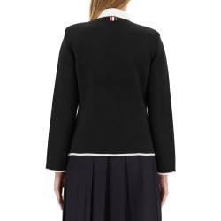 SINGLE-BREASTED COLLARLESS JACKET